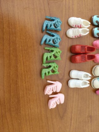 Lote zapatos Barbie. No originales.