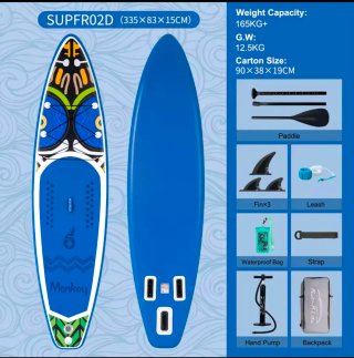 Tabla Padel Surf Azul SUPFR02D