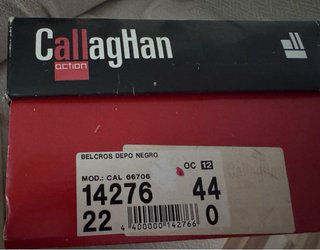 Zapatillas Callaghan deportivas negras