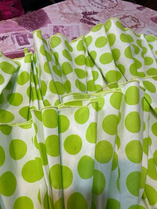 Traje Flamenca Lunares Verde Lima