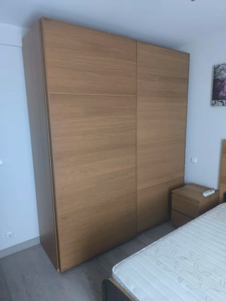 Armario grande con puertas correderas 200x236x66cm