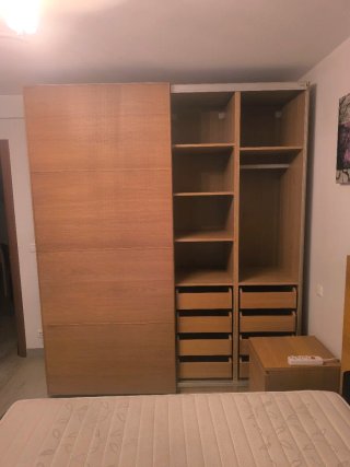 Armario grande con puertas correderas 200x236x66cm