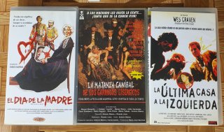 Películas VHS de culto La Matanza Caníbal...