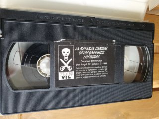 Películas VHS de culto La Matanza Caníbal...