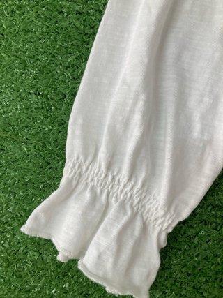 Top Mango Blanco Otoño Talla XS