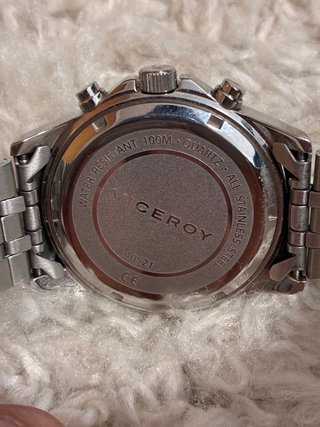 Reloj Viceroy Negro y Plateado
