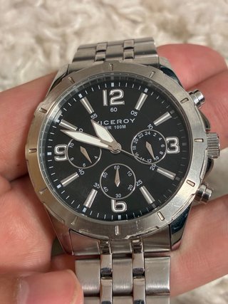 Reloj Viceroy Negro y Plateado
