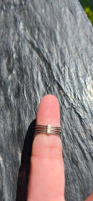 ANILLO CLÁSICO PLATA ART DECO TRENZADO
