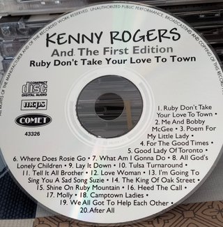 CD Kenny Rogers - For The Good Time y otras