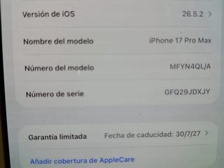iPhone 17 Pro Max Naranja