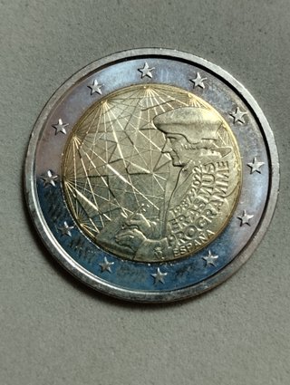 Moneda 2 euros Erasmus Programa