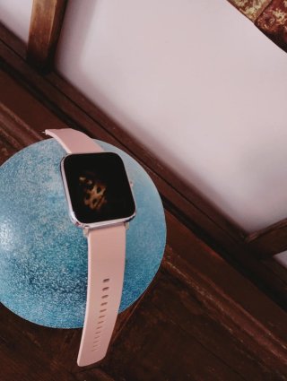 Smartwatch pantalla grande rosa