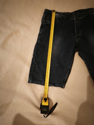 Pantalón tejano corto azul