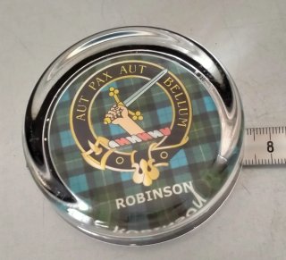 Fermacarte vintage Robinson tartan