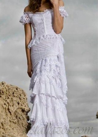 Vestido Novia Ibicenco Charo Ruiz
