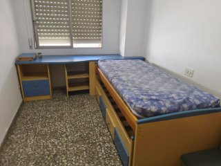 Mueble juvenil con cama y escritorio