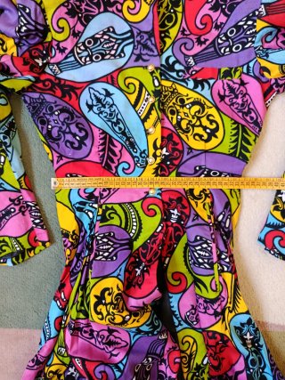 Abito lungo fantasia paisley