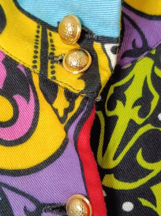 Abito lungo fantasia paisley