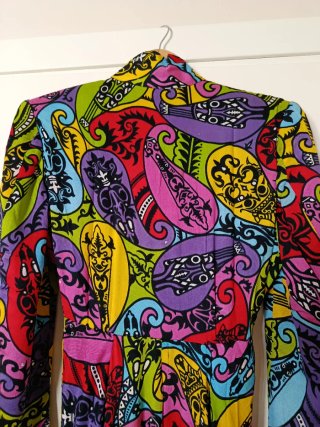 Abito lungo fantasia paisley