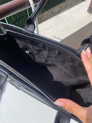Bolso Negro para Tablet, Libros u Ordenador