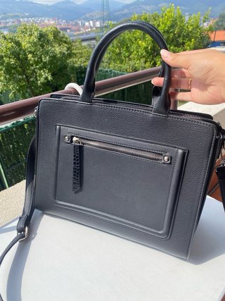 Bolso Negro para Tablet, Libros u Ordenador