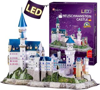 CubicFun Puzzle 3D LED Castillo de Neuschwanstein