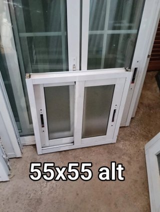 Ventana corredera aluminio 55x55