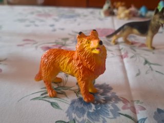 Lote 5 figuras perros miniatura