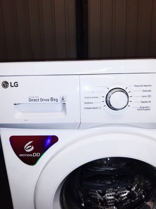 Lavadora LG Direct Drive 8kg preguntar trasporte