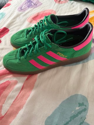 Zapatillas Adidas Spezial Verde y Rosa