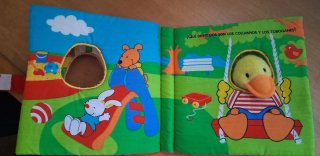 ​Lote libros infantiles: 2 de tela y 1 puzle
