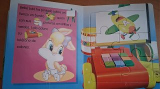 ​Lote libros infantiles: 2 de tela y 1 puzle