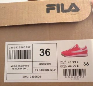 Zapatillas Fila Retro Run Talla 36