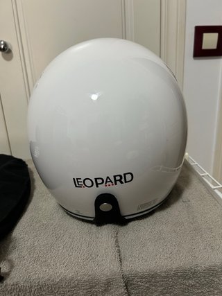 Casco Jet Leopard Talla S Blanco