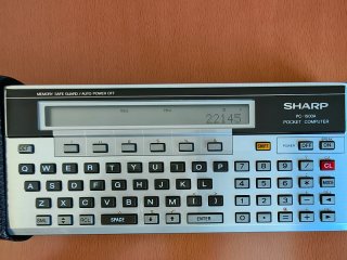 Flamante Pocket Computer SHARP PC-1500A Tope Gama