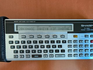 Flamante Pocket Computer SHARP PC-1500A Tope Gama