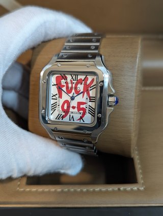 Reloj Seiko Mod Santos Blanco, Azul Marino y Rojo