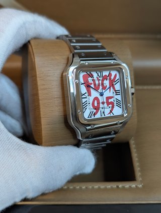 Reloj Seiko Mod Santos Blanco, Azul Marino y Rojo