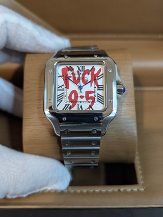 Reloj Seiko Mod Santos Blanco, Azul Marino y Rojo