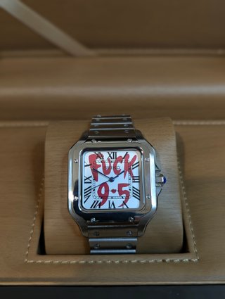 Reloj Seiko Mod Santos Blanco, Azul Marino y Rojo