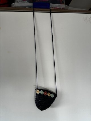 Bolso infantil flores forrado cremallera