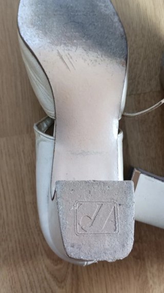 Zapatos Paco Herrero Beige Tira Tobillo