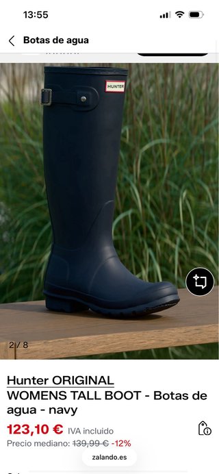 Botas Hunter Negras Talla L