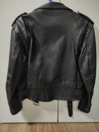Chaqueta Cuero Negra AMI LONDON 38 Hombre / Mujer