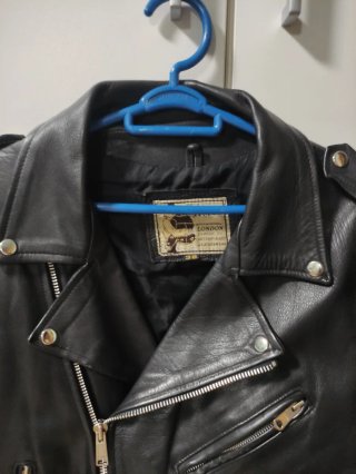 Chaqueta Cuero Negra AMI LONDON 38 Hombre / Mujer