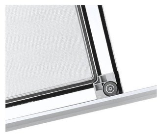 Mosquiteras correderas aluminio blanco perfil 45mm