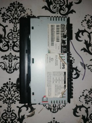Radio Coche Philips Negra