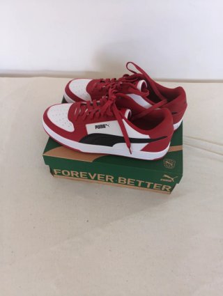 Zapatillas Puma Hombre Rojas y Blancas