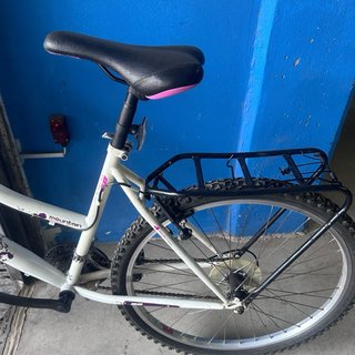 Bicicleta Paseo Mujer Morada y Blanca