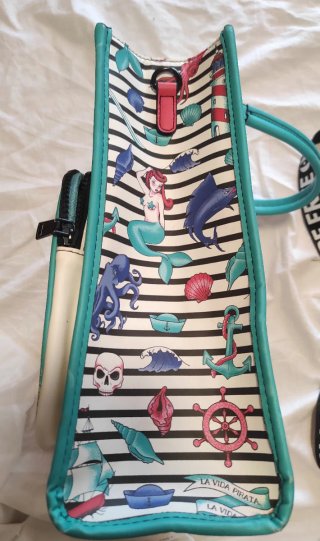 Bolso Lolina Calaveras Sirenas Multicolor
